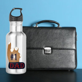 Botella De Agua #1 Dad Ebony Teak