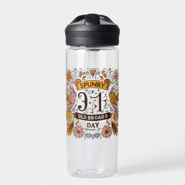 Botella De Agua 1 feb. - Spunky Old Broads Day (Delante)