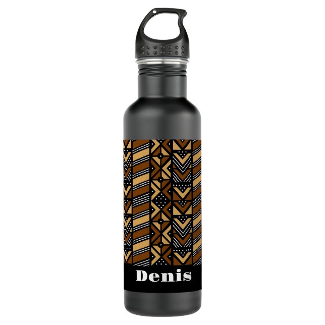 Botella De Agua #1 Gepersonaliseerde African print Waterfles (Anverso)