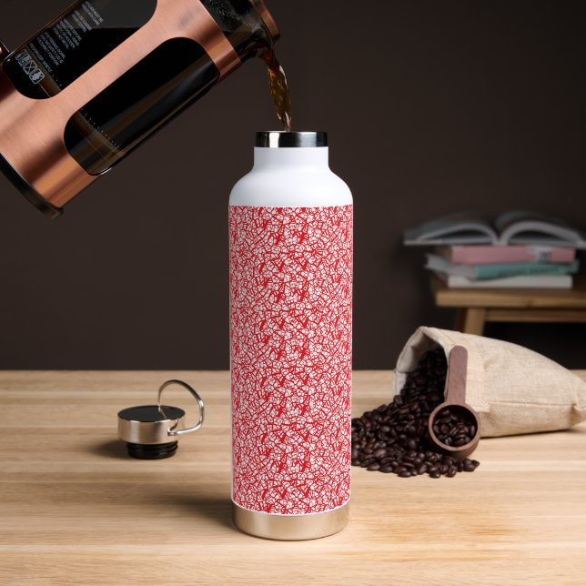 Botella de Agua 1 litro | Frasco de Vacío de Cobre (Café)