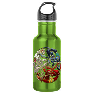 Botella De Agua [200] Arte sagrado celta - Tres perros
