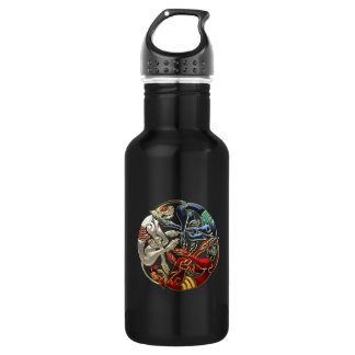 Botella De Agua [200] Arte sagrado celta - Tres perros