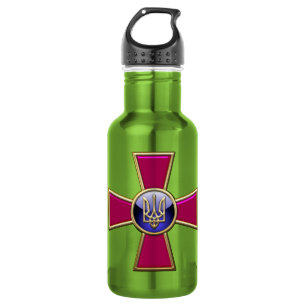 Botella De Agua [200] Emblema de las Fuerzas Armadas Ucranianas