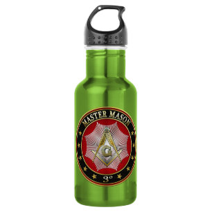 Botella De Agua [200] Master Mason - 3er grado Square & Compass
