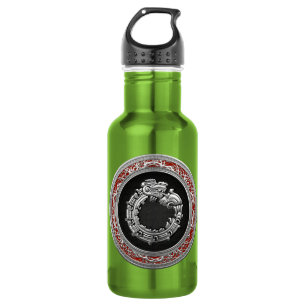 Botella De Agua [200] Serpent God Quetzalcoatl [Plata]