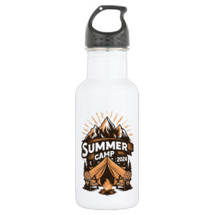 Botella De Agua 2024 Campamento de Verano Vacaciones de Camping de