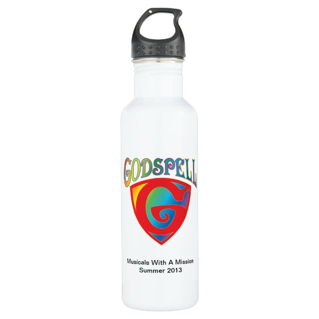 Botella De Agua 24 onzas Godspell (Anverso)