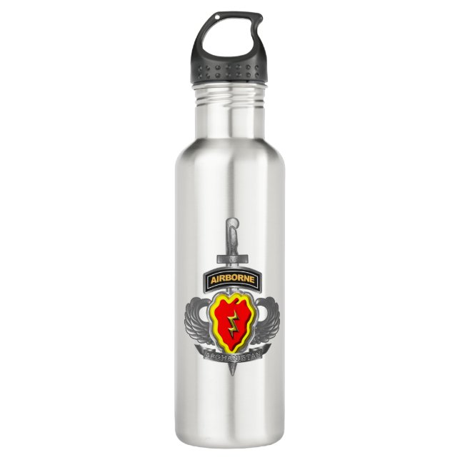 Botella De Agua 25.ª División de Infantería Veterano de Afganistán (Anverso)