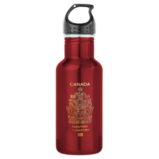 Botella De Agua [300] Cobertura de pasaporte canadiense
