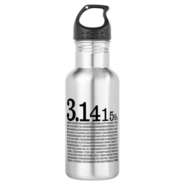 Botella De Agua 3,1415926 Pi (Anverso)
