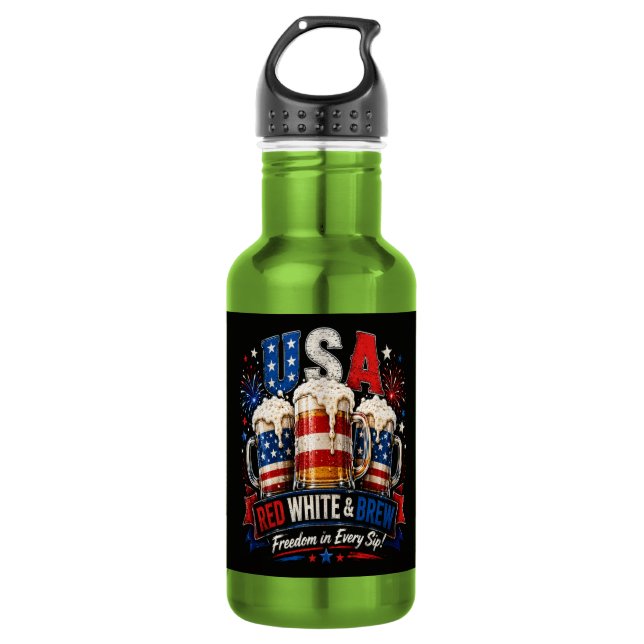 Botella De Agua 4 de julio américa 250 (Anverso)