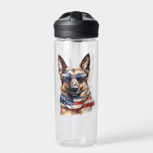 Botella De Agua 4 De Julio Perro Grande-70631