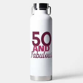Botella De Agua 50 y fabuloso