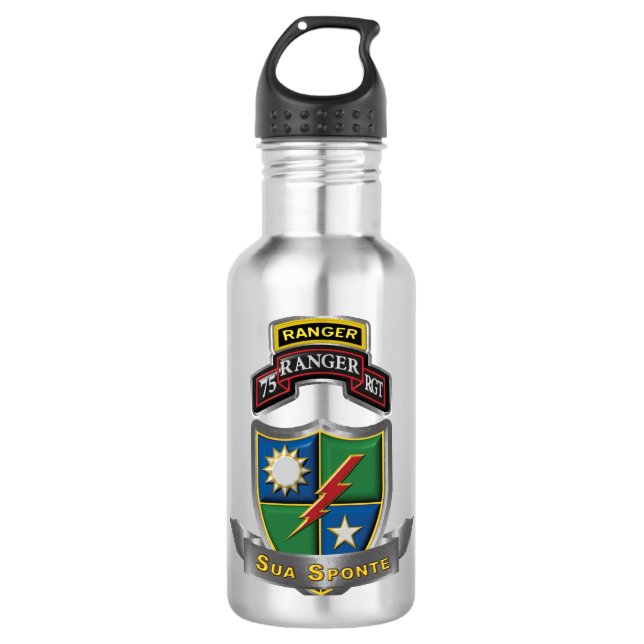 Botella De Agua 75.º Regimiento de Rangers "Sua Sponte" (Anverso)