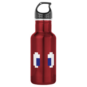Botella De Agua 8 bits Pixel Manga Eyes