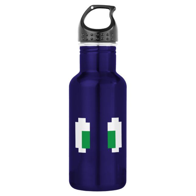 Botella De Agua 8 bits Pixel Manga Green Eyes (Anverso)