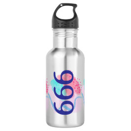 Botella De Agua 999 Número de Ángel Manifestación de Renacimiento