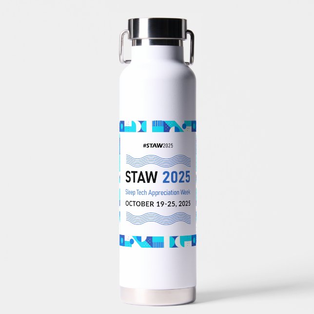 Botella De Agua AAST 2025 STAW Water Bottle (Delantero)