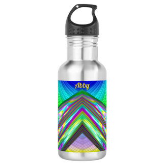 Botella De Agua ABBY ~ ¡MONO GLAMUROSO! ~ Multitud de Tonos 3D 