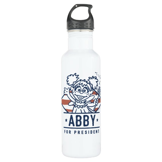 Botella De Agua Abby Para Presidente (Anverso)
