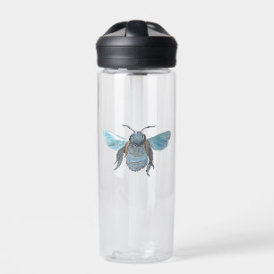 Botella De Agua Abeja Carpintera Salvaje Volando