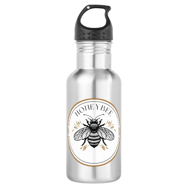 Botella De Agua Abeja Melífera (Anverso)