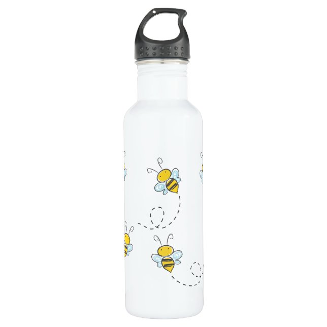 Botella De Agua Abeja ocupada (Anverso)