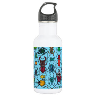 Botella De Agua Abejas azules