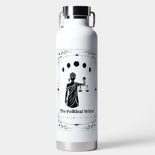 Botella De Agua Abogada Tarot Personalizable Señora Justicia Femin
