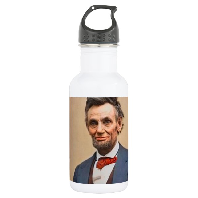 Botella De Agua Abraham Lincoln (Anverso)