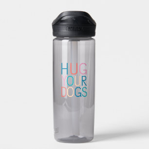 Botella De Agua Abraza a tus perros