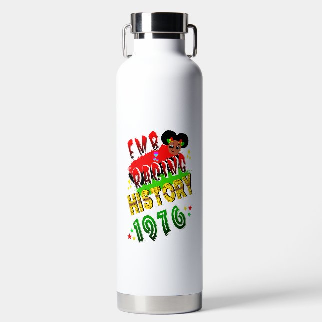 Botella De Agua Abrazando la historia 1976 (Delantero)