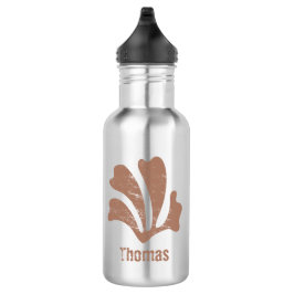 Botella De Agua Abstract Art Brown Algae, Kelp