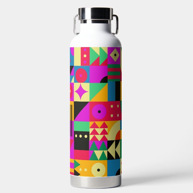 Botella De Agua Abstract Modern Garden (Delantero)