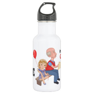 Botella De Agua Abuelo no jubilado promovido