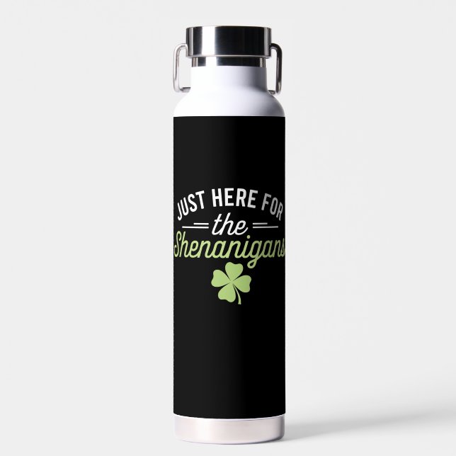 Botella De Agua Acá para el Día de San Patricio (Delantero)