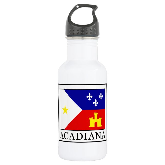 Botella De Agua Acadiana (Anverso)