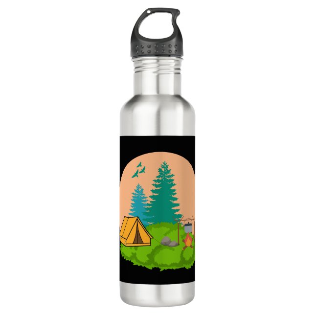 Botella De Agua acampada (Anverso)