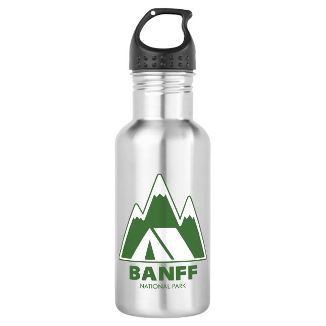 Botella De Agua Acampada del Parque Nacional Banff (Anverso)