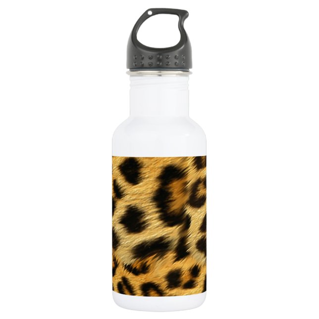 Botella De Agua Accesorios de impresión de piel de leopardo realis (Anverso)