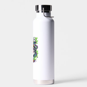 Botella De Agua Acción de Gracias divertida para las vacas moo tur