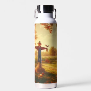 Botella De Agua Acción de Gracias/Otoño/Caída en la granja