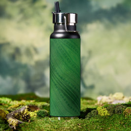 Botella De Agua Aceptación | Patrón de boho ecléctico verde