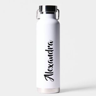 Botella De Agua Acero inoxidable blanco personalizado personalizad