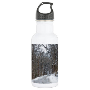 Botella De Agua Acero inoxidable Ozark cubierto de nieve Road Pain