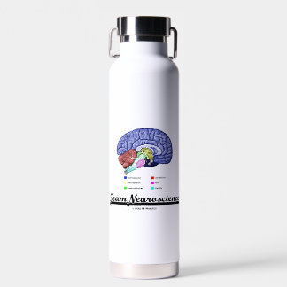 Botella De Agua Actitud de anatomía cerebral de neurociencia de eq