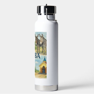 Botella De Agua Acuarela multivista de Aruba