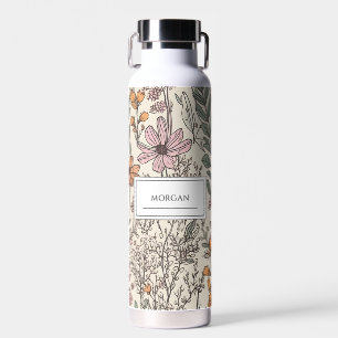 Botella De Agua Acuarela personalizada de verano