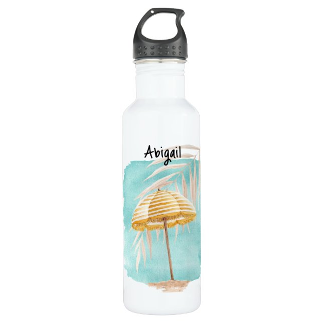 Botella de agua acuática personalizada (Anverso)
