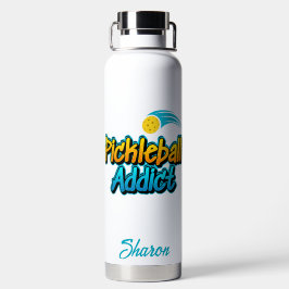 Botella De Agua Adicto personalizado a la pelota de volante